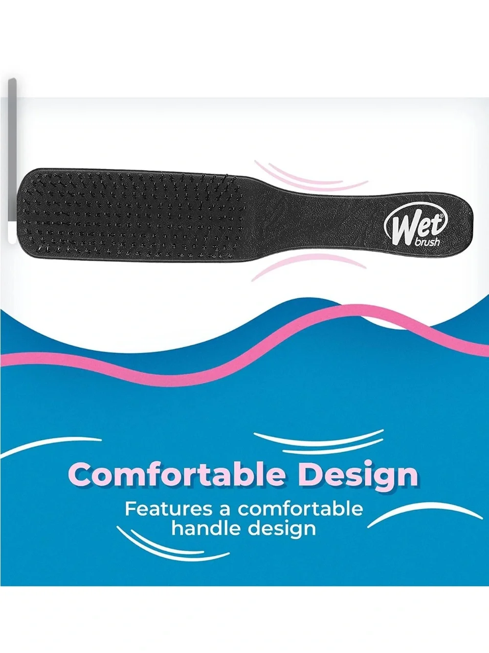 Wet Brush Men's Detangler Hair Brush - Black